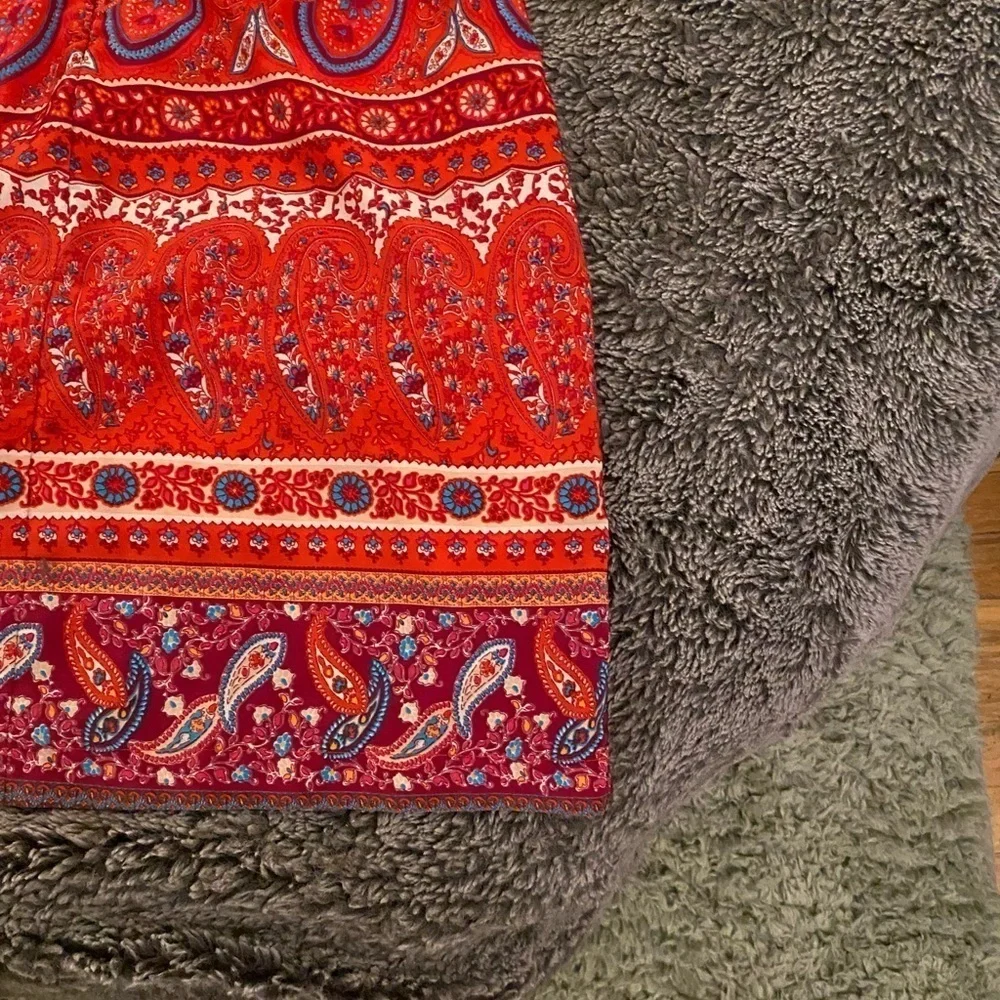 OLD NAVY Women’s Hot Pink Paisley Shift Dress